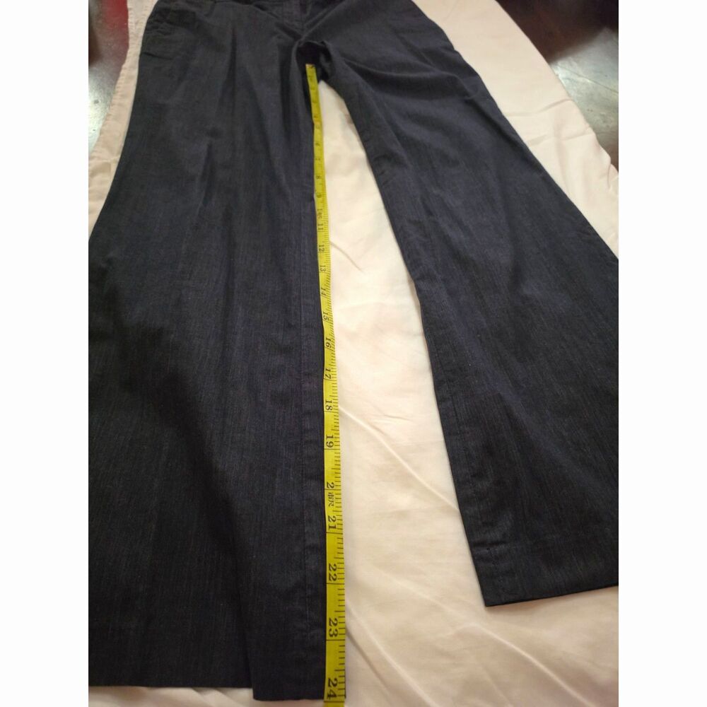 Ann Taylor Loft size 10 denim trouser wide leg